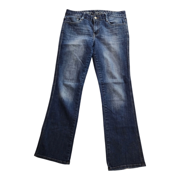 Calvin Klein Lean Bootcut Jeans Size 29/8 Medium Wash Stretch Classic Denim - Picture 1 of 7